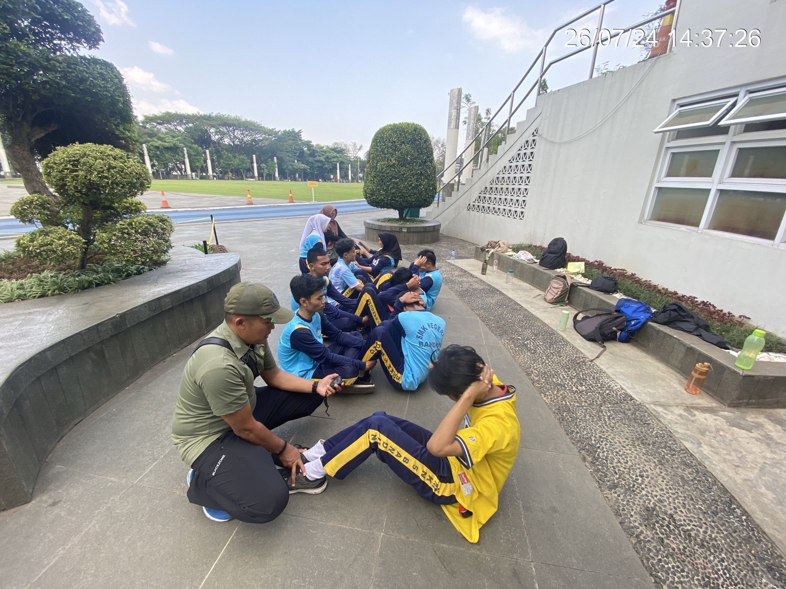 Tes fisik: sit-up