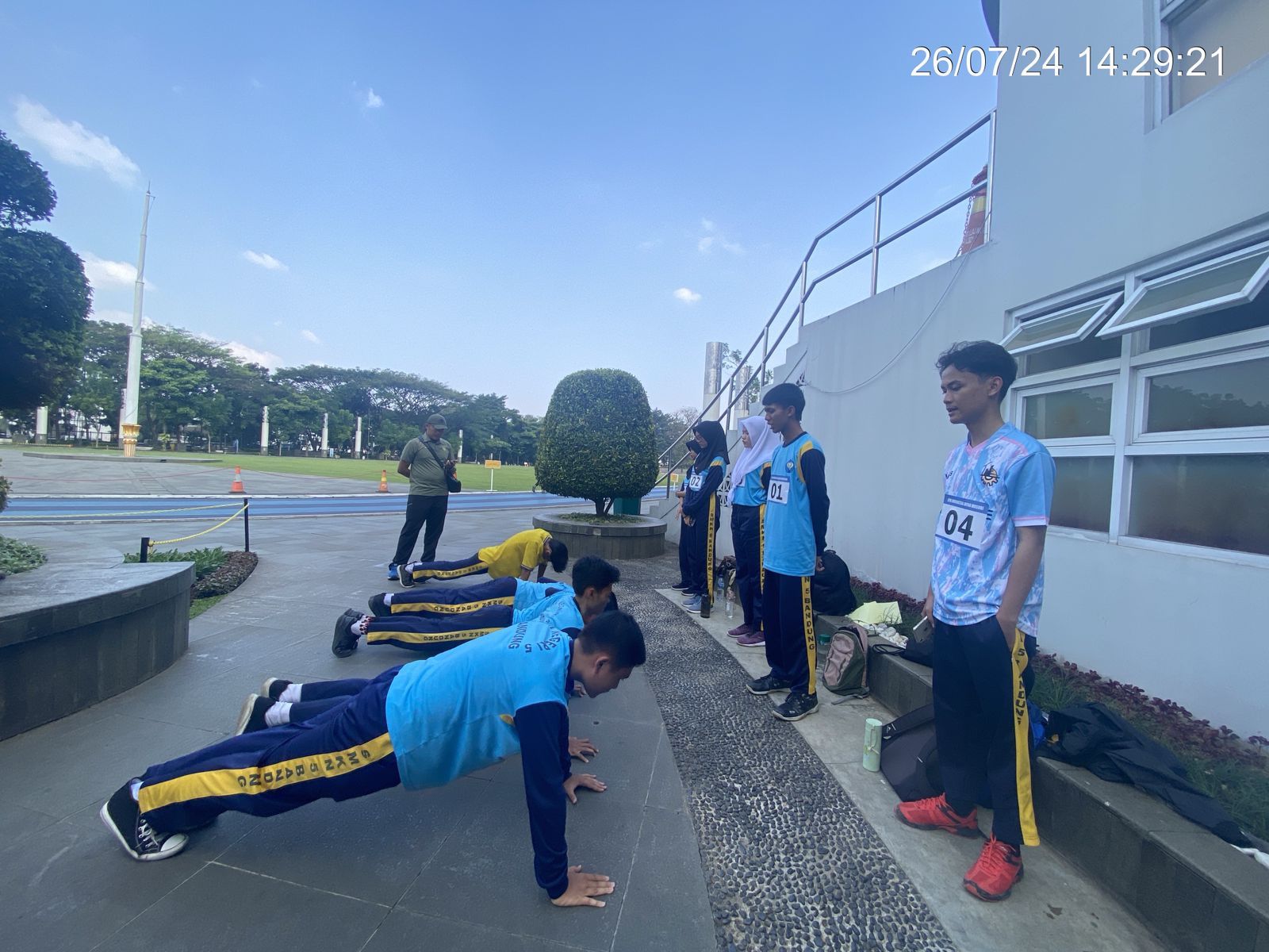 Tes fisik: push-up